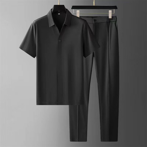 Marko | Men's Two-Piece Set Short Sleeve Casual Outfit - Zenovich