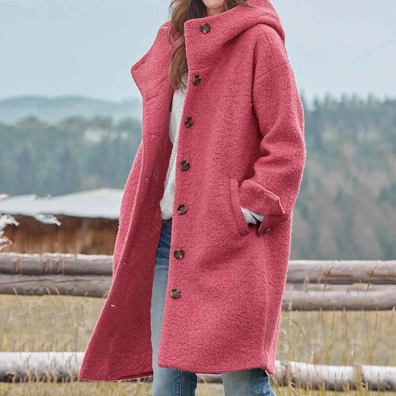 Lora | Women's Thick Winter Coat Elegant Long Casual Style - Zenovich