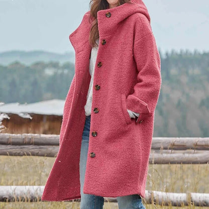 Lora | Women's Thick Winter Coat Elegant Long Casual Style - Zenovich