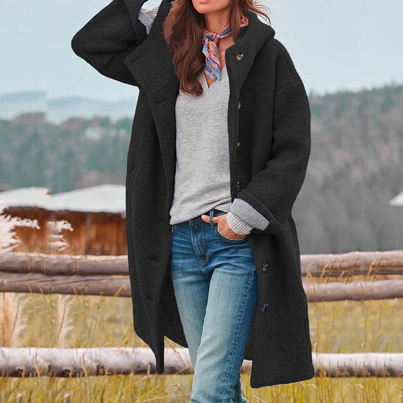 Lora | Women's Thick Winter Coat Elegant Long Casual Style - Zenovich