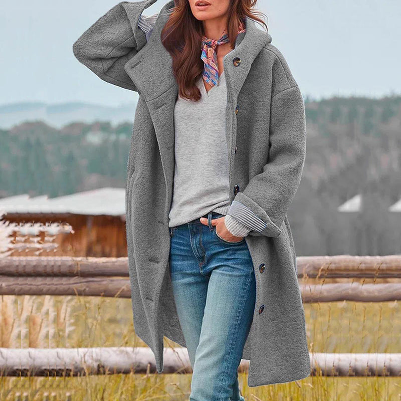 Lora | Women's Thick Winter Coat Elegant Long Casual Style - Zenovich